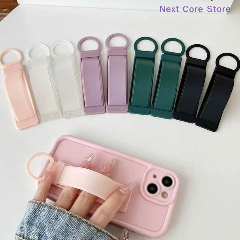 Universal Wrist Strap Phone Holder & Finger Grip Stand Phone Grip Stand HIP