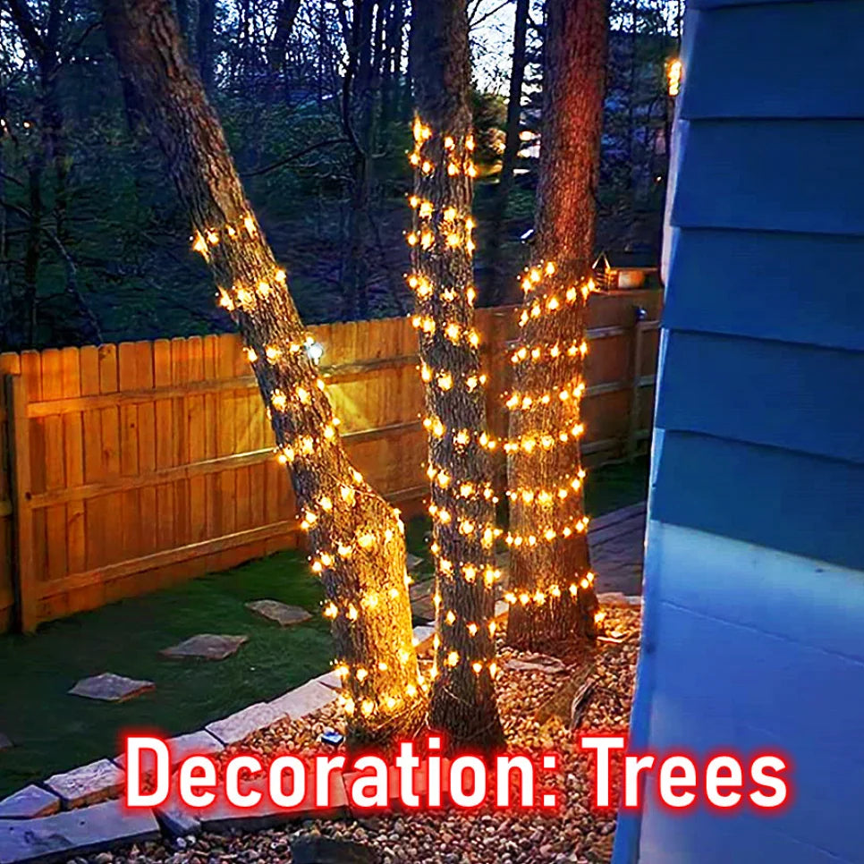 USB Silver Wire LED Fairy String Lights – 8 Modes, 1M–20M LED Fairy String Lights HIP