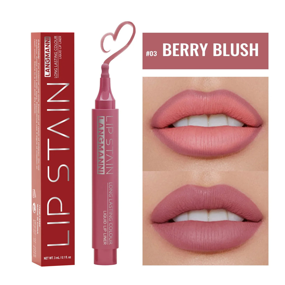 Gourd Nib Liquid Lipliner Pen Matte Waterproof Plumping Stain Quick-dry Lipstick Natural Lip Liner Marker Outline Contour Makeup HIP 03