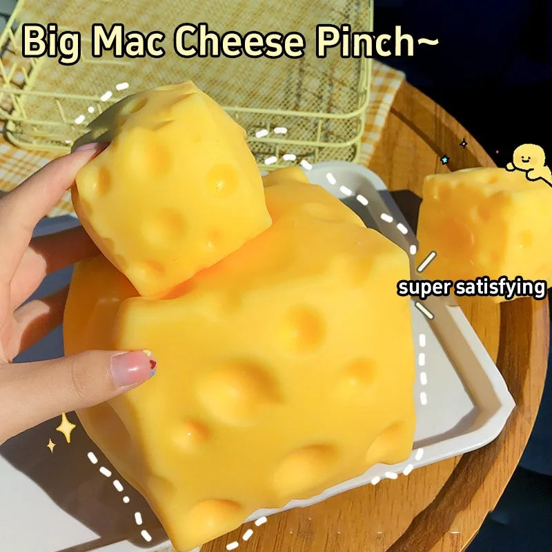 Cheese Slow Rebound Squeeze Fidget Toy – Office Desk Fun Fidget Squeeze Toy HIP