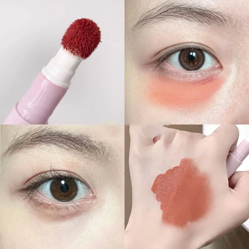Purple Liquid Concealer Pencil Color Corrector Cover Dark Circles Freckles Brighten Skin Long‑wear Natural Face Makeup Cosmetic HIP 02-Orange
