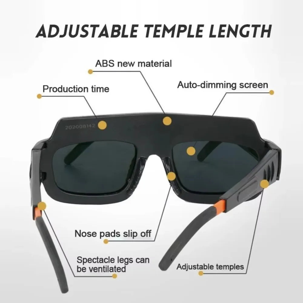Auto-Darkening Welding Goggles | Solar Anti-Glare Lens Welding Safety Goggles HIP