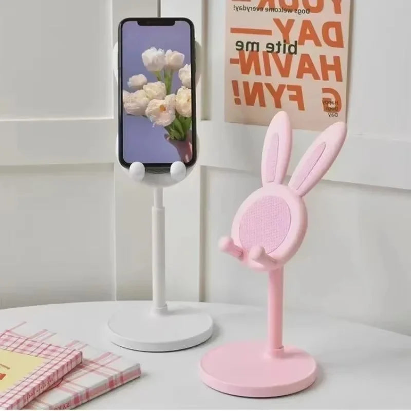 Cute Rabbit Phone & Tablet Stand – Adjustable Desktop Holder Phone Tablet Stand HIP