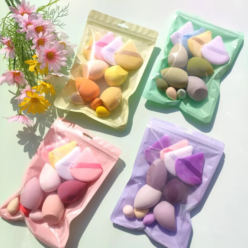 7/12Pcs Cosmetic Puff Makeup Sponge Beauty Egg Foundation Sponges Powder Puff Women Make Up Accessories Beauty Tools HIP