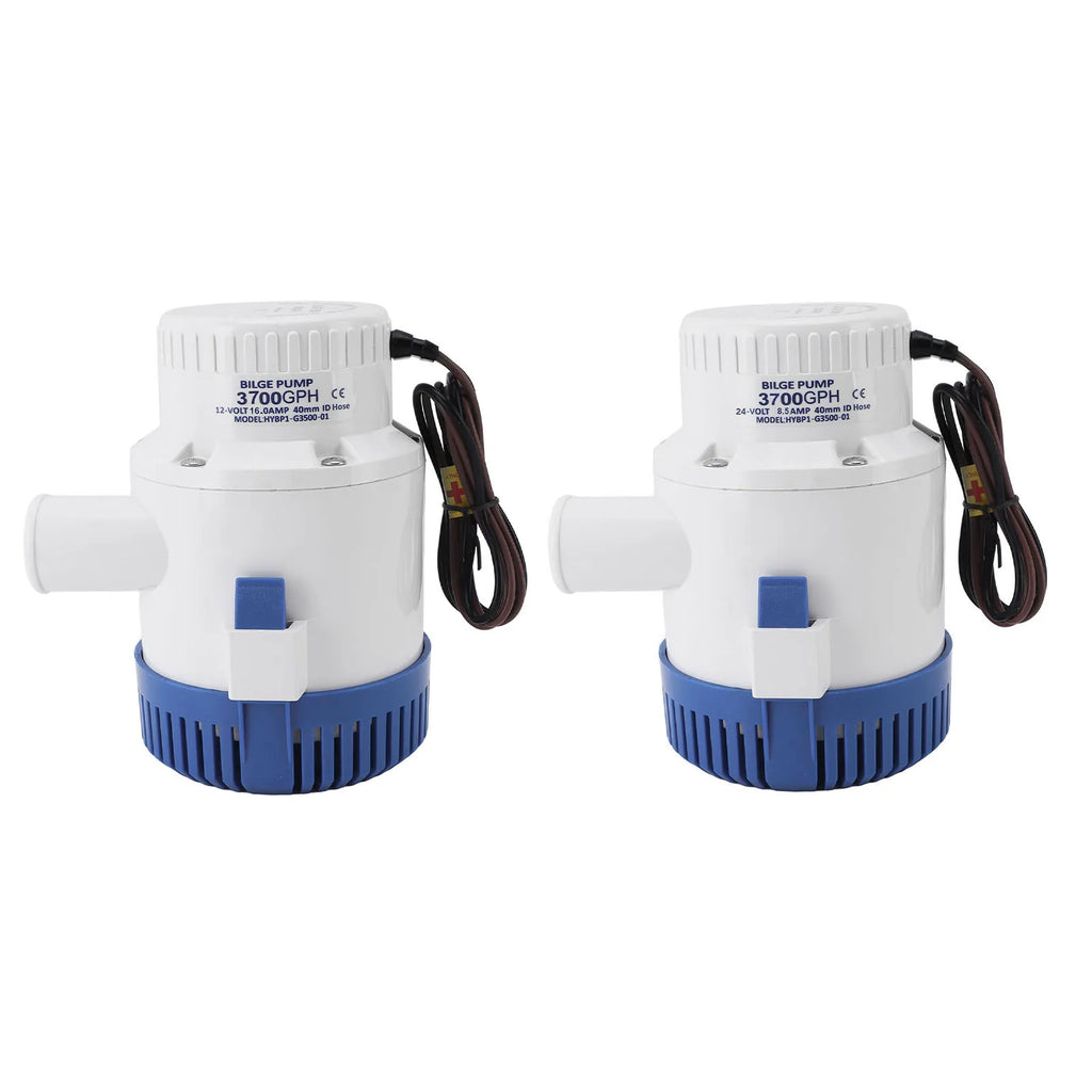 3700GPH Bilge Pump Electric Bilge Pump 3700 GPH Boat Marine Plumbing Electric Bilge Pump Efficient Low Noise Overheat Prevention HIP