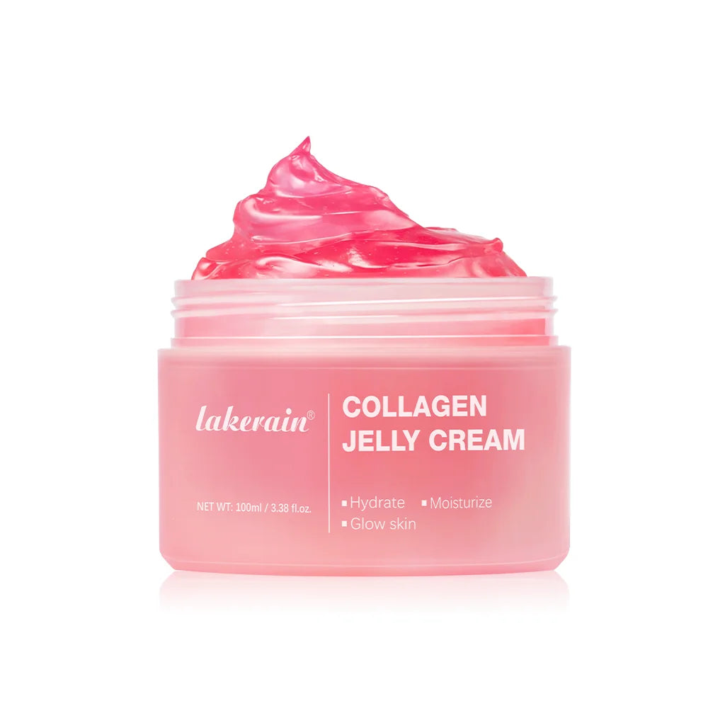 Salmon DNA PDRN Pink Peptide Serum with Collagen Jelly Cream Collagen Tightening Soothing Anti-Aging Firmness Hydration Skincare HIP