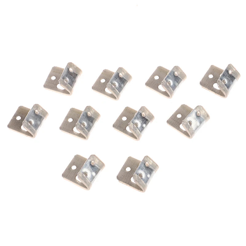 10-Pack Sofa Spring Clip Fasteners – 5-Hole Hook Clamps Furniture Hardware HIP