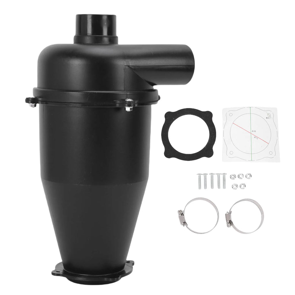 Cyclone Dust Collector Separator Cyclone Dust Collector Separator with Sealing for Wet Dry Vacuum Cleaners High Performance HIP black
