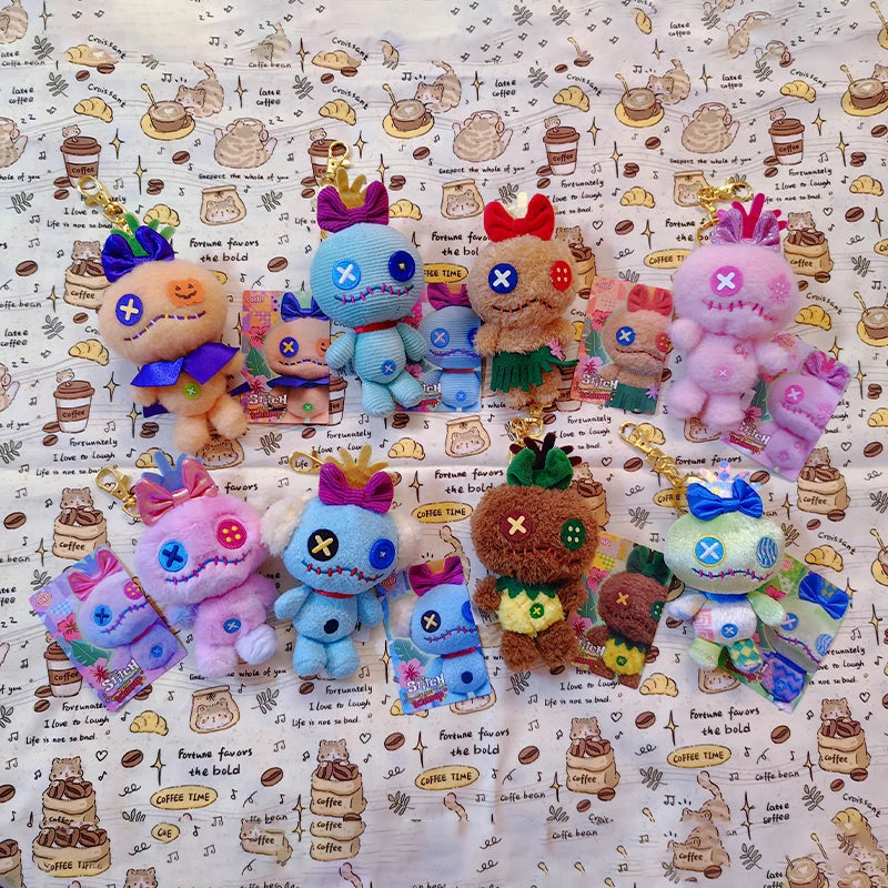 Hot Toys Disney Stitch Scrump COSBI Plush Blind Box Keychain Collectible Plush Blind Box HIP