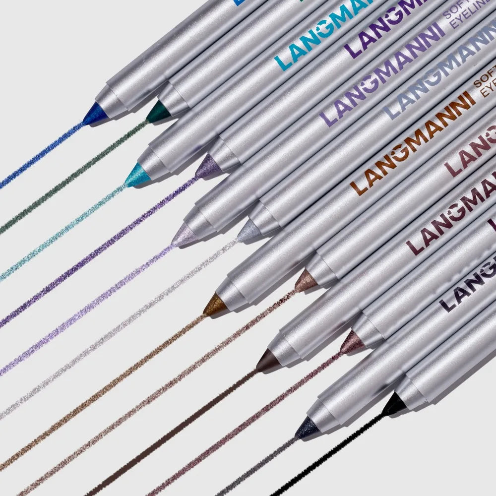 Pearlescent Eyeliner Gel Pencil Waterproof Lasting Smooth Glitter Eye Liner Makeup For Upper Lower Lash Line Eyeshadow Stick HIP