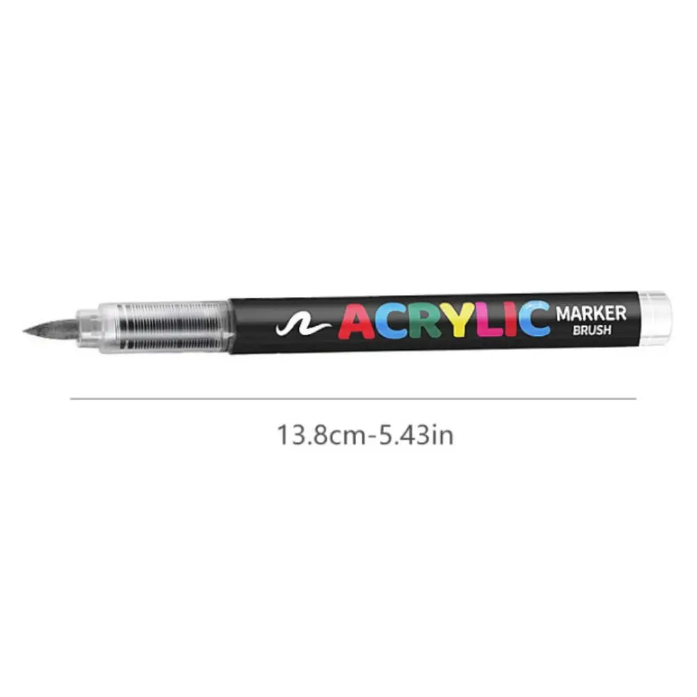 12-Pc Black & White Acrylic Paint Markers – Waterproof DIY Acrylic Paint Markers HIP