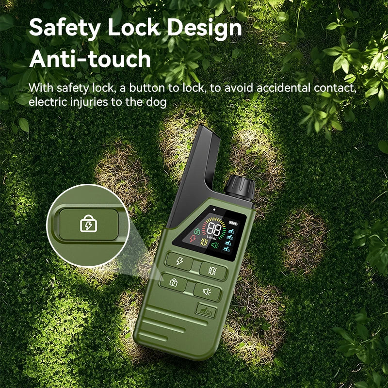 ROJECO Electric Dog Training Collar Remote Control Pet Puppy Dog Bark Stop Collar Waterproof Rechargeable Anti Barking Device HIP