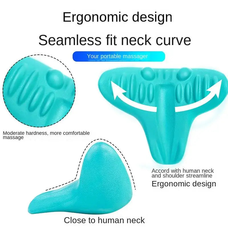 CAMMUO Gravity Neck Massage Pillow – Portable Traction Cushion Neck Massage Pillow HIP