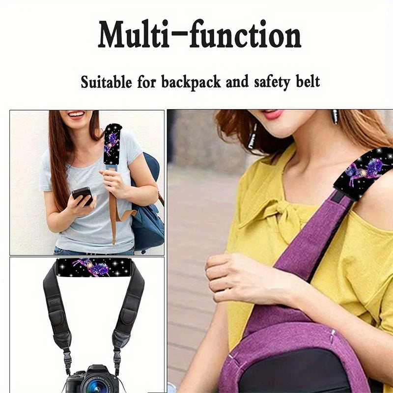 Galaxy Unicorn Car Seat Belt Covers – Soft Polyester, 2pcs Seat Belt Cover HIP
