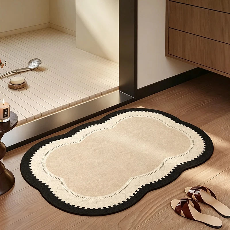 Absorbent Non-Slip Diatom Mud Bathroom Mat | Quick-Dry Rug Bathroom Floor Mat HIP