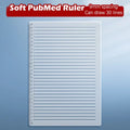Transparent Calligraphy Stencil Ruler – A4 Straight Line Guide Calligraphy Stencil Ruler HIP 30 Lines