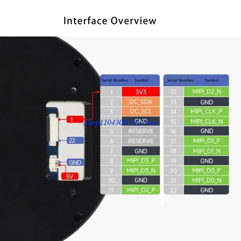 Round IPS Capacitive Touch Screen 720x720 – 10-Point Multi-Touch Touchscreen Display Module HIP