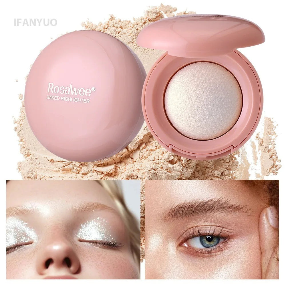 Highgloss Makeup Highlighter Smooth Mashed Potato Texture Highlight Pearlescent Contour Long-lasting Waterproof Body Highlight HIP