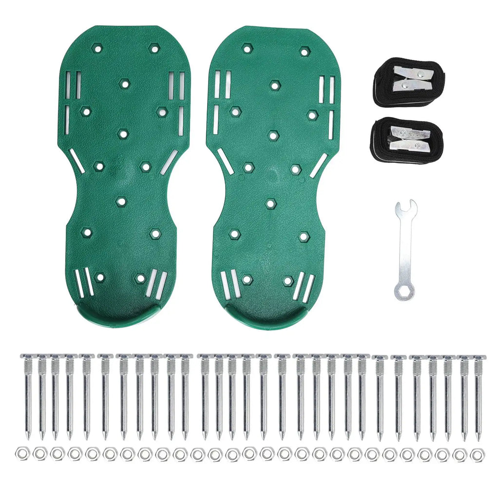 Manual Lawn Scarifier Plastic One Time Molding Garden Grass Loosening Tools Metal Buckle Straps for Construction Industry HIP green