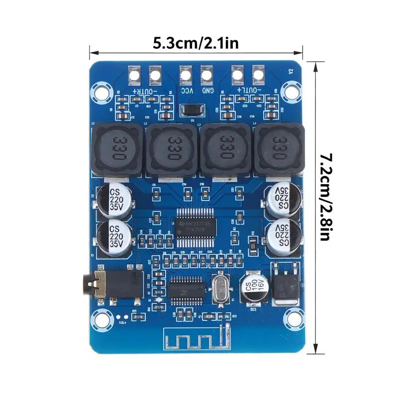 TPA3118 Bluetooth Amplifier Board – Dual 45W AUX Decoding Audio Amplifier Module HIP 1PCS