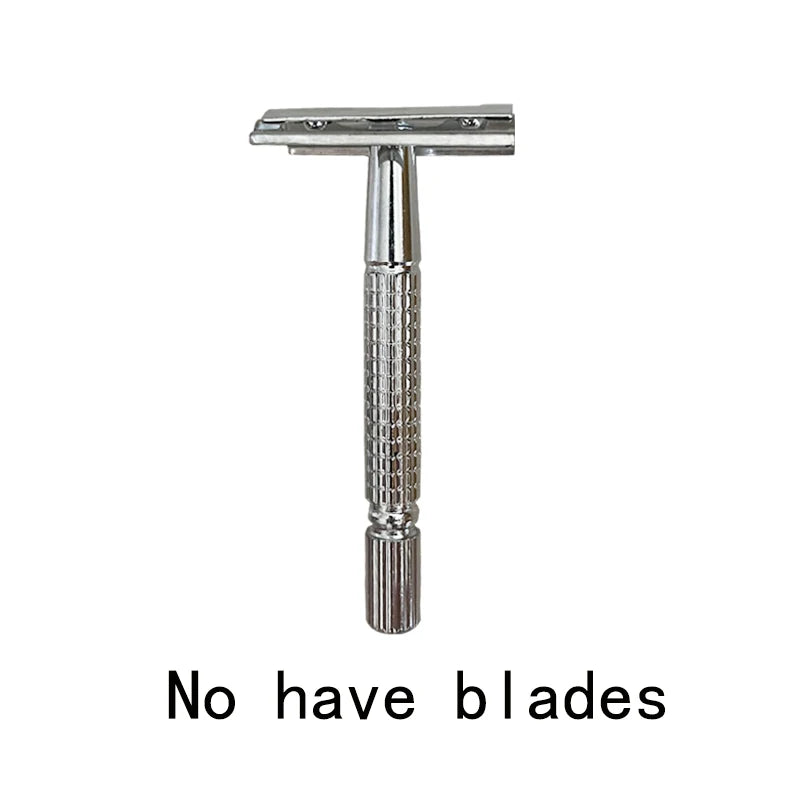 Double Edge Safety Razor Set – Classic Men's Shaving Kit Safety Razor Set HIP C576-Razor 1pcs