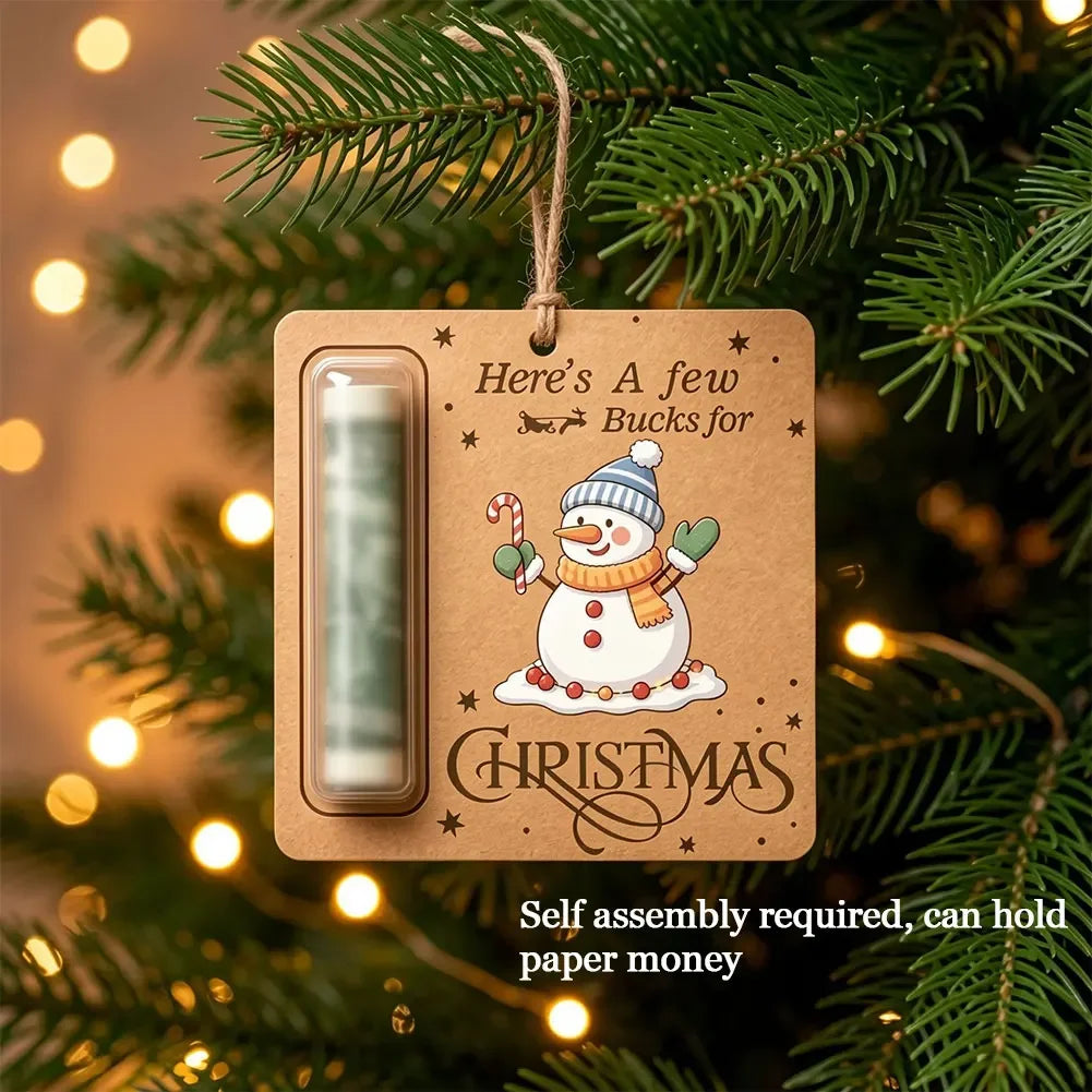 6PCS Multi Style Wallets Christmas Decoration Gift Racks Christmas Party Decorations Hanging Christmas Tree Decorations HIP