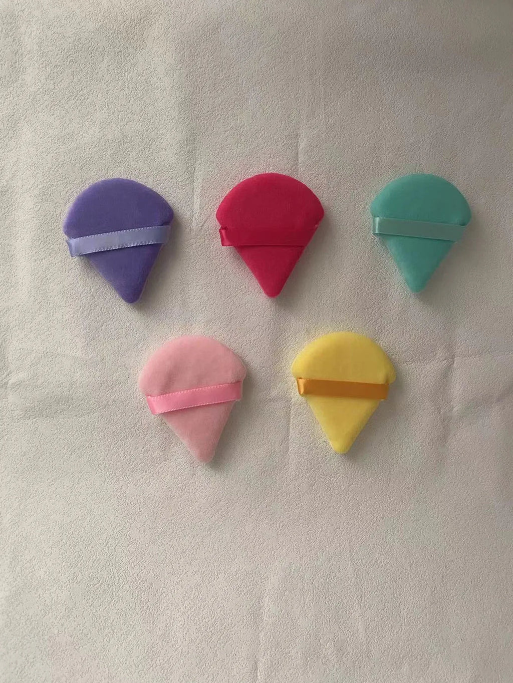 50-Pack Soft Flocking Powder Puffs – Multi-Color | HIP Cosmetic Powder Puff HIP