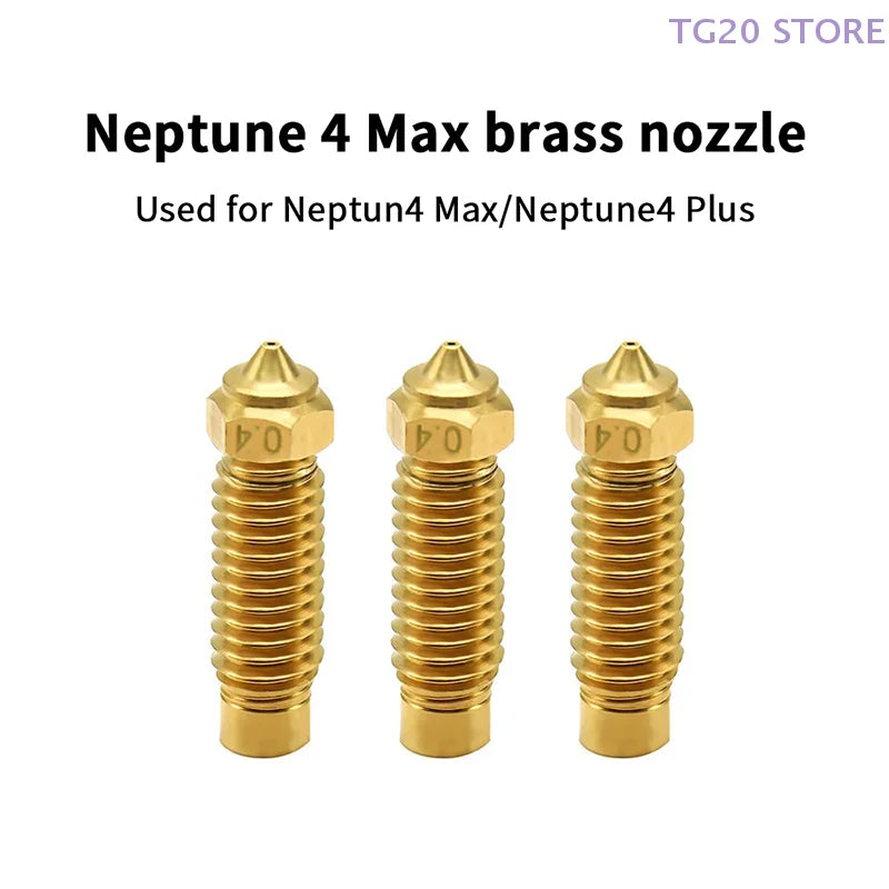 3D Printer Nozzles for Elegoo Neptune 4 Plus & Max | 5 Sizes 3D Printer Nozzle HIP