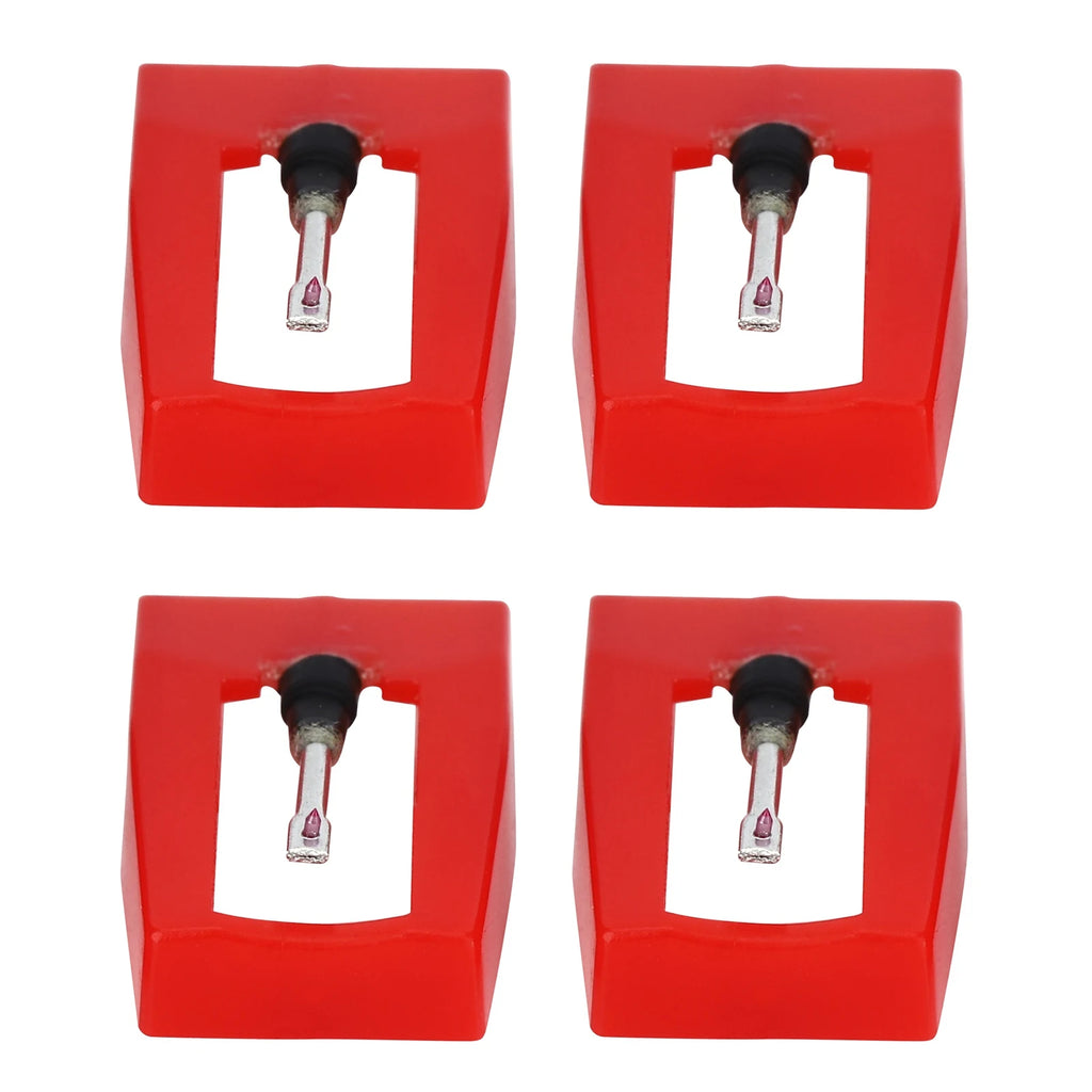4Pcs Phonograph Stylus Electric Record Player Turntable Stylus Needles Accessory Phonograph Parts Replacement HIP