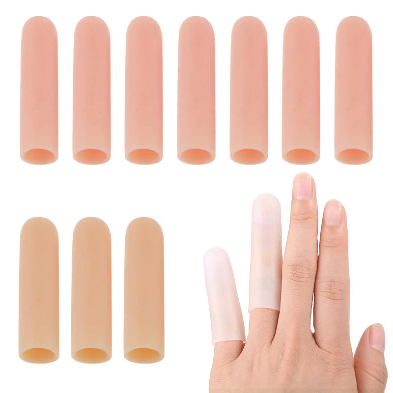 4-Pack Silicone Finger & Toe Protector Sleeves | Heat Resistant Silicone Finger Protector HIP