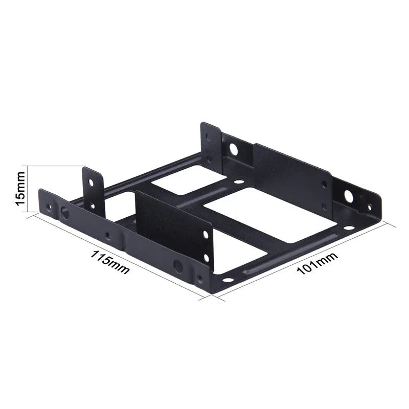 2.5 to 3.5" SSD HDD Metal Mounting Bracket Adapter | OULLX Hard Drive Bracket HIP