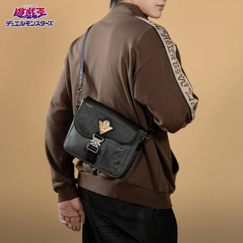 Yu-Gi-Oh! Pharaoh Vintage PU Leather Crossbody Bag | Moeyu Anime Crossbody Bag HIP