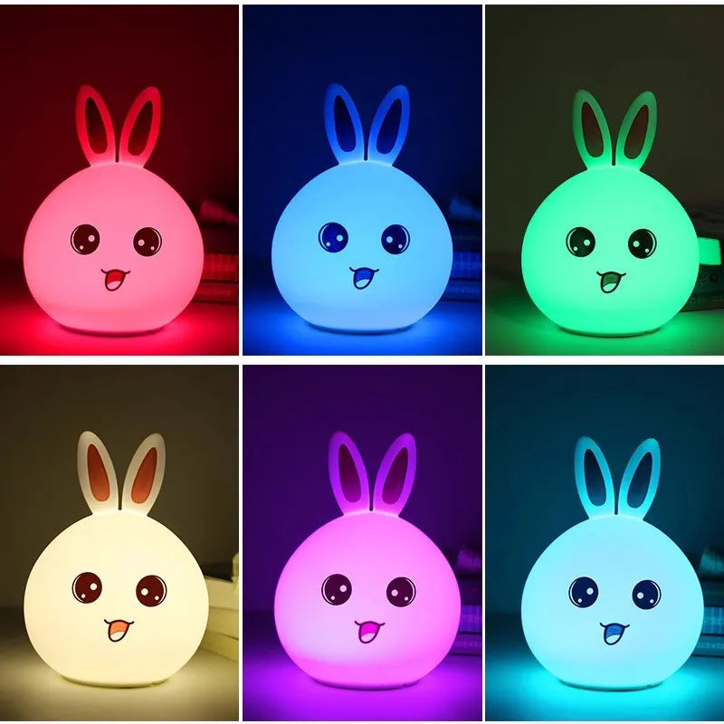LED Animal Silicone Night Light – Rechargeable Kids Lamp Kids Night Light HIP