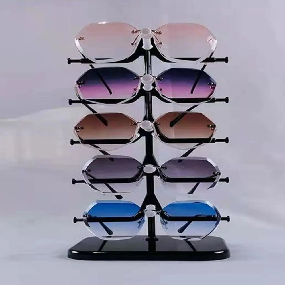 Solid Wood Sunglasses & Eyeglasses Display Stand – 5/10 Pair Eyewear Display Stand HIP