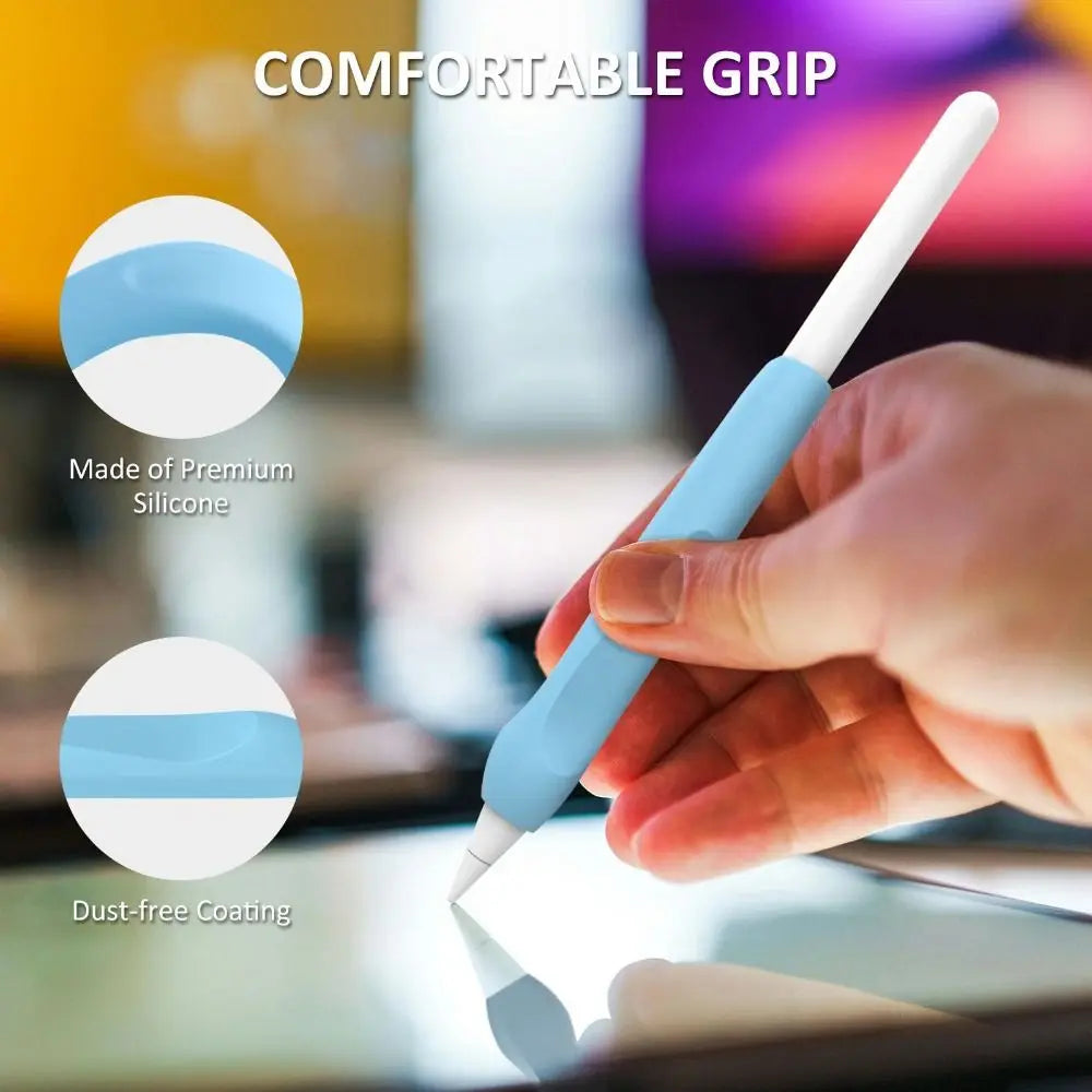 Silicone Pen Grip Cover for Apple Pencil Pro & 2nd Gen Stylus Grip Cover HIP