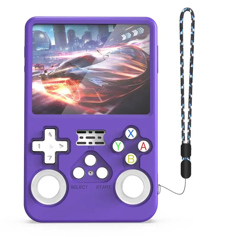 Silicone Protective Case for R36S Handheld Game Console Game Console Case HIP Purple