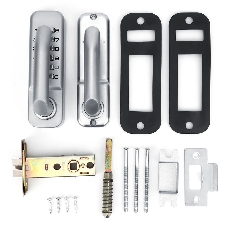 Coded Lock Door Lock Mechanical Door Lock Waterproof Mechanical Combination Lock Door Password Coded Locks Gate Security HIP