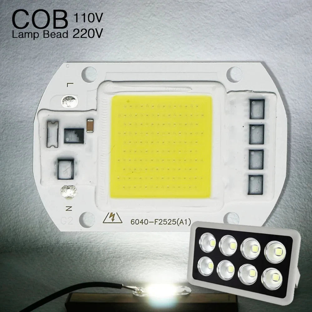 COB LED Chip Lamp Bead 20W 30W 50W LED Module 220V 110V Smart IC No Need Driver For DIY Flood Light Spotlight Led Matrix Outdoor HIP