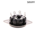 8-Pin Octal Bakelite Tube Socket S8WPF – KT88 EL34 6SN7 Vacuum Tube Socket HIP S8WPF