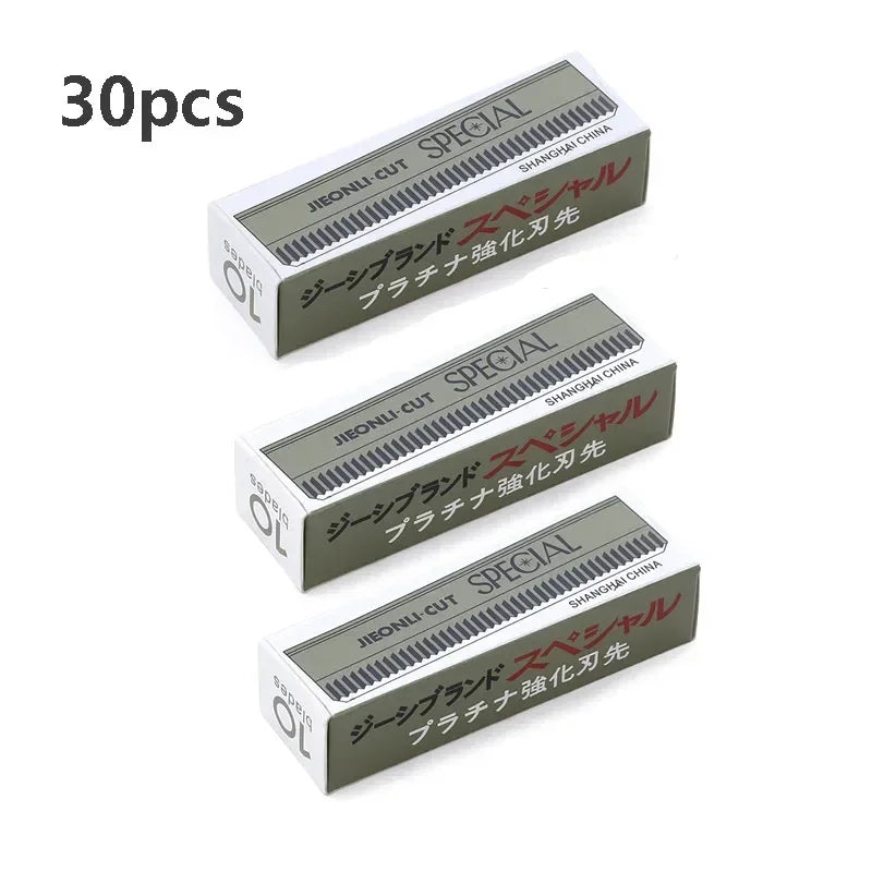 Stainless Steel Eyebrow Trimmer & Face Razor – 10/80 Pcs Eyebrow Trimmer Razor HIP C629-30pcs