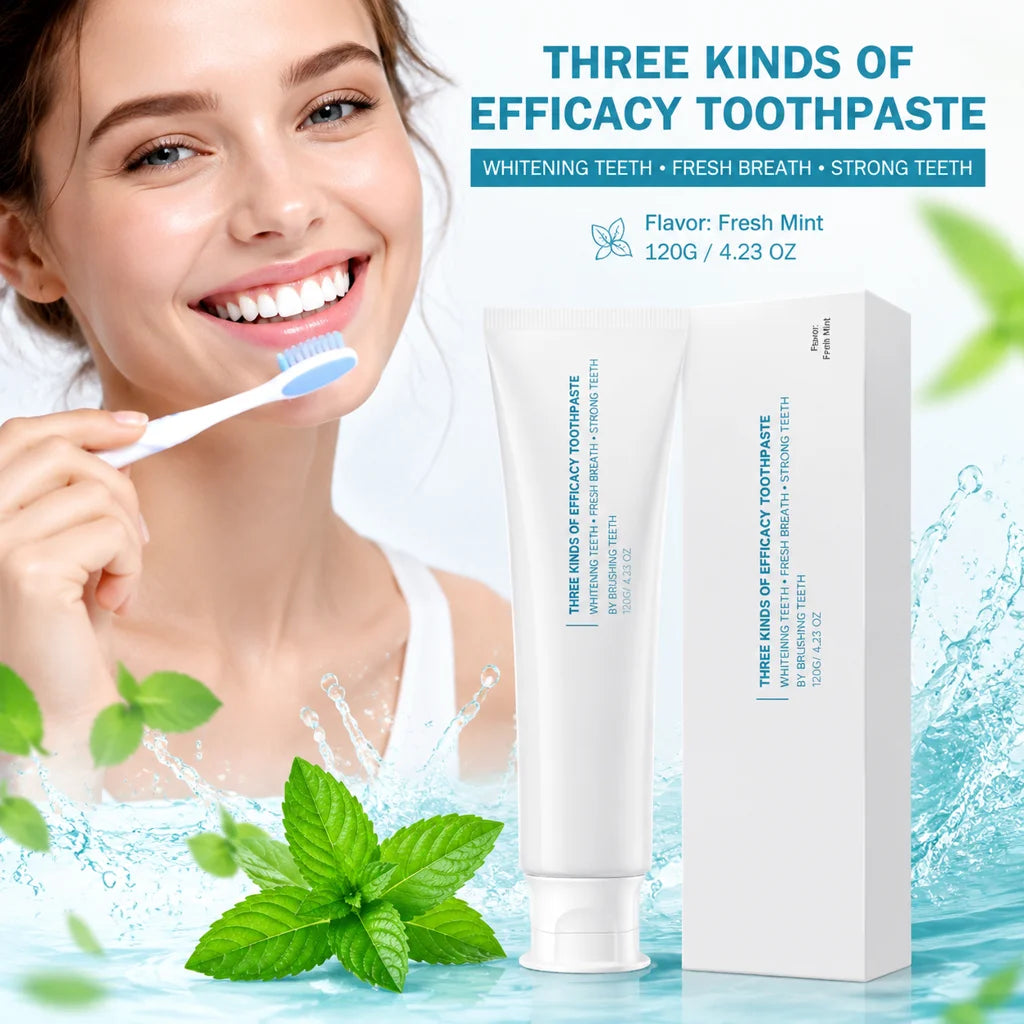 Fresh Mint Toothpaste – Daily Oral Cleaning & Breath Care 120g Mint Toothpaste HIP