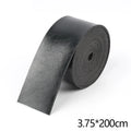 Microfiber Leather Straps 2M Glossy Surface Diy Material For Bag Handle Belt Jewelry Clothing Craft Making Decor HIP 3.75X200cm-Black