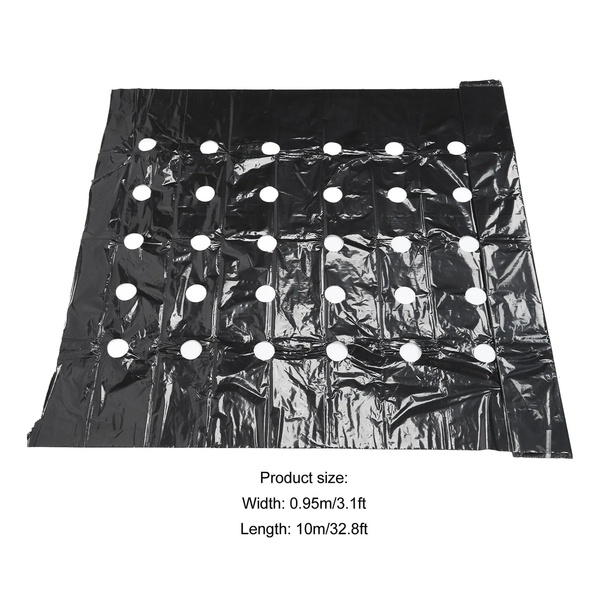 Greenhouse Perforated Mulch Greenhouse Perforated Mulch High Tenacity Black Perforated PE Mulch Film for Plants Grow HIP