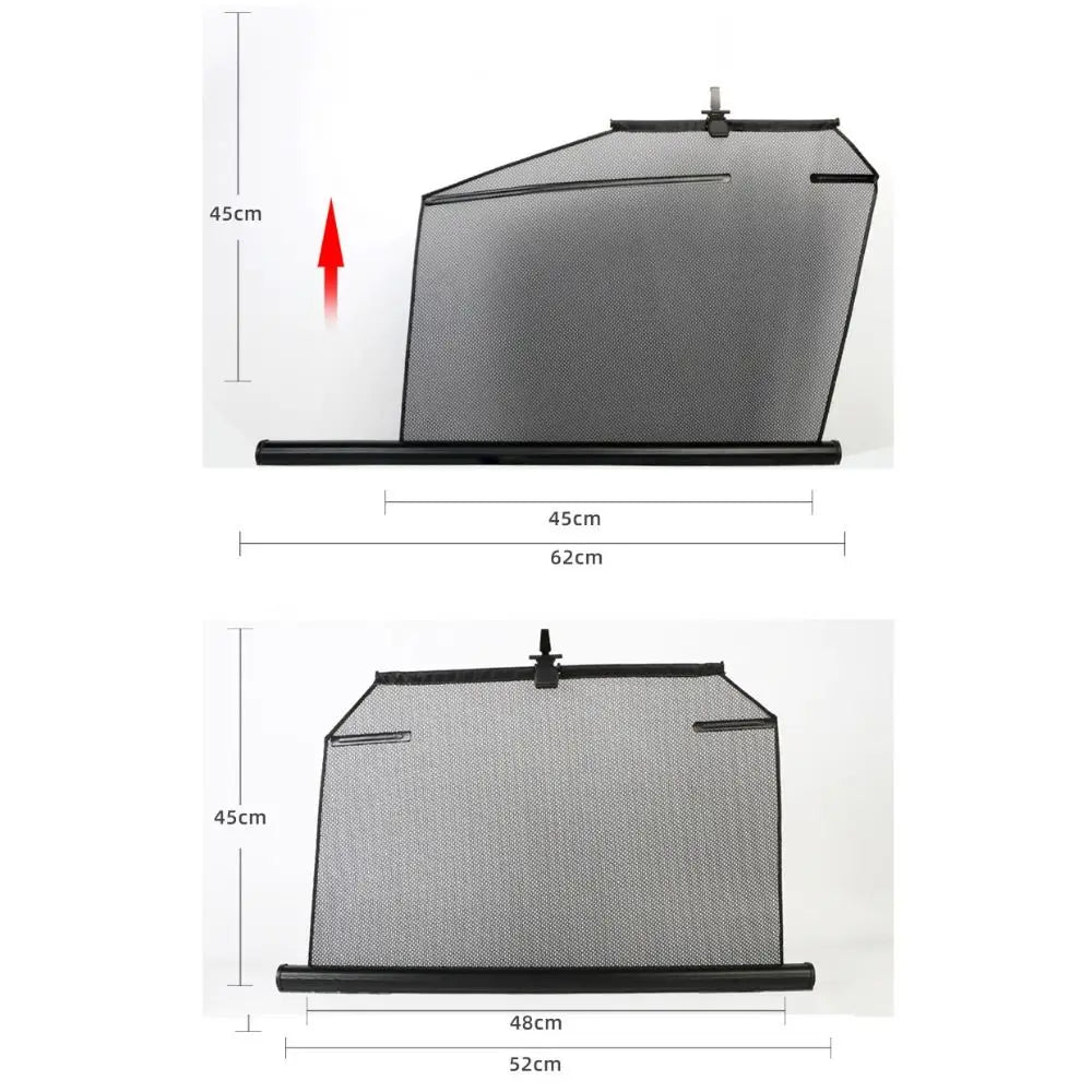 Retractable Car Side Window Sunshade – UV & Heat Block Car Window Sunshade HIP