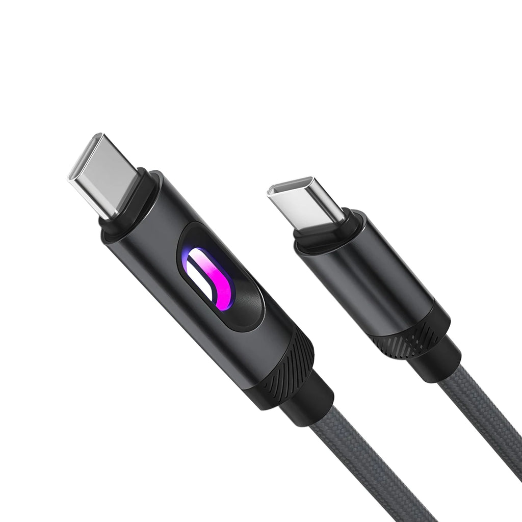 BESY USB-C Fast Charge Cable with LED Indicator – 3A PD USB-C Charging Cable HIP