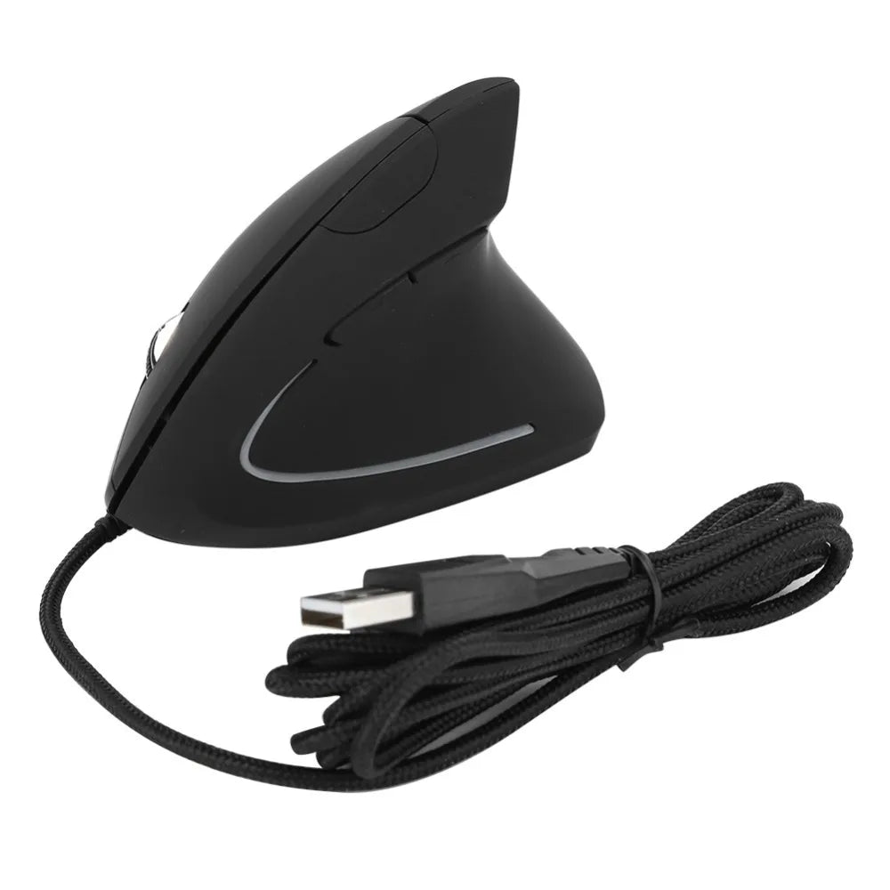 Ergonomic Vertical USB Wired Mouse – Adjustable DPI | Colorful Ergonomic Wired Mouse HIP 1