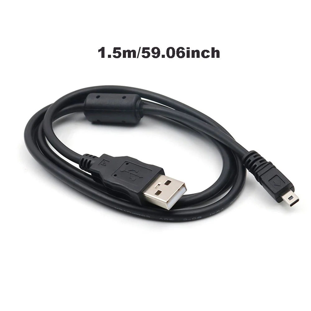 USB Mini 8-Pin Data & Charging Cable for Digital Cameras Camera USB Cable HIP