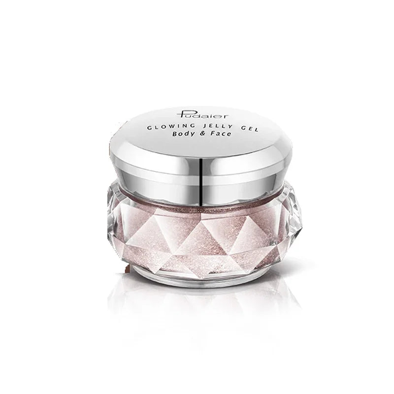 Face Highlighter Jelly Gel Eyeshadow Glow Body Glitter Festival Makeup iluminador Gold Liquid Highlighter Pink Bronzer HIP 01