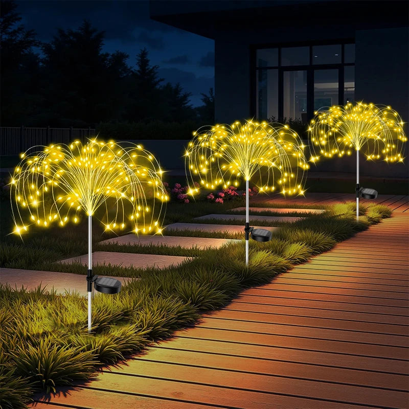Solar Dandelion Firework Garden Lights – IP65 Waterproof LED Solar Garden Light HIP