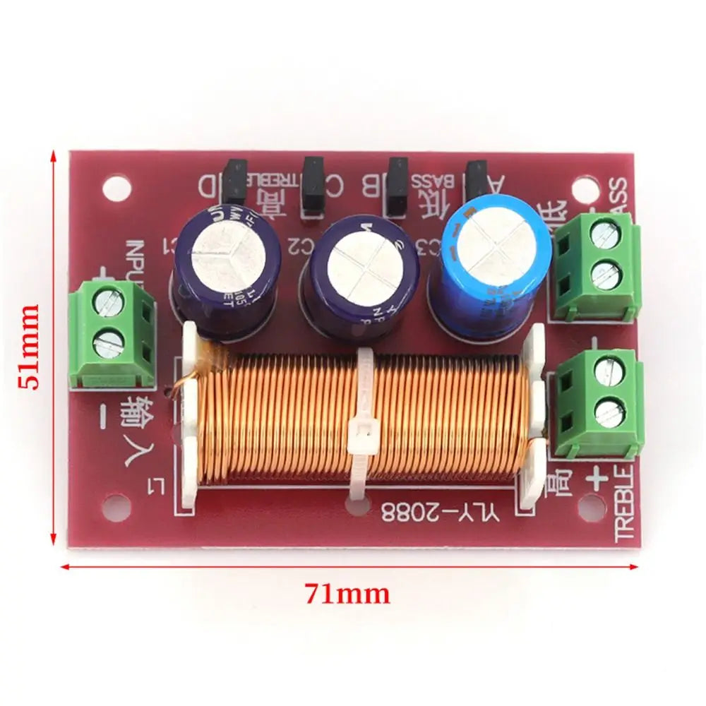 YLY-2088 400W 2-Way Audio Crossover Module – Adjustable Bass & Treble Audio Crossover Module HIP
